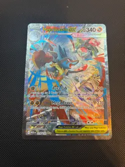 Mega Lucario ex Special Illustration Rare 178/132 Mega Evolution Pokemon Card - Image 1