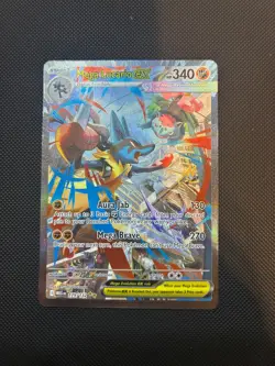 Mega Lucario ex Special Illustration Rare 178/132 Mega Evolution Pokemon Card - Image 2