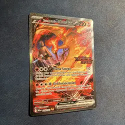 229/182 Team Rocket's Moltres : Destined Rivals Stamped Promo Card : Pokemon TCG - Image 2