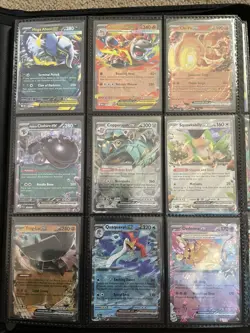 Mega evolution paldea evolved EX bundle of 9 cards job lot bulk Pokemon English - Image 1