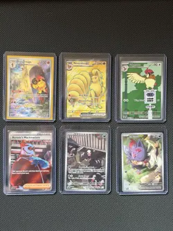 Pokemon TCG Scarlet & Violet 6-Card Holo Lot Armarouge Ninetales ex + More - Image 1
