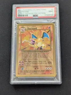Charizard 4/102 METAL - PSA 9 - Celebrations Graded Pokemon Card - Image 3