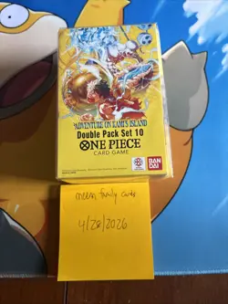 One Piece Card Game Double Pack Set 10 Adventure On Kami’s Island - 2 Packs - Image 1