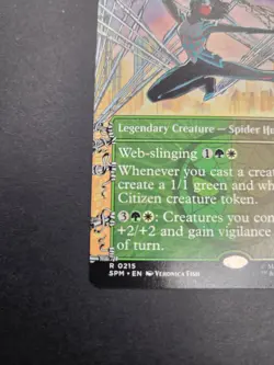 Silk, Web Weaver | Marvel's Spiderman | Borderless #215 | NM - MTG | Rare - Image 3
