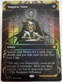 Vampiric Tutor - Foil - Secrets of Strixhaven: Mystical Archive #35 Mythic - Image 1