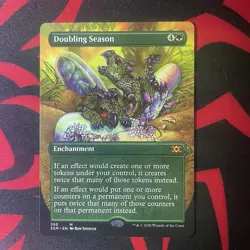 MTG Doubling Season Double Masters #350 Borderless Mythic - Image 2