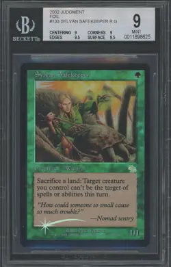 SYLVAN SAFEKEEPER Judgment Foil Rare BGS 9 Q++ MTG [Nostalgium] - Image 1