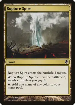MTG Rupture Spire ** Duel Decks: Ajani vs. Nicol Bolas ** English - Image 1
