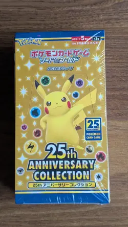 Pokemon 25th Anniversary Celebrations Japanese Sealed Booster Box - Image 1