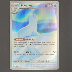 Dewgong Illustration Rare ME02: Phantasmal Flames 097/094 Pokemon NM - Image 1