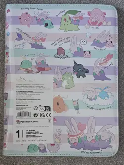 Pokemon Center Exclusive We're Goomy Zip Binder 9 Pocket 360 Card - Image 1