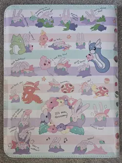 Pokemon Center Exclusive We're Goomy Zip Binder 9 Pocket 360 Card - Image 2