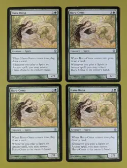 Haru-Onna x4 Saviors of Kamigawa 4x Playset Magic the Gathering MTG - Image 1