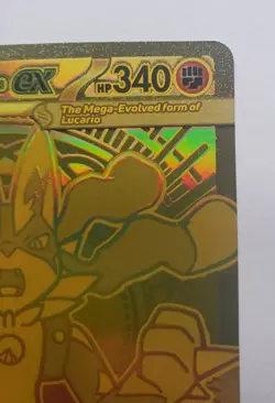 Mega Lucario Ex 188/132 Mega Evolution Gold Hyper Rare Pokemon English 24 HOUR🔥 - Image 4