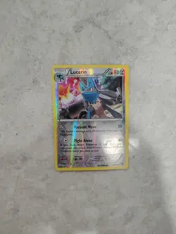 Lucari 63/124 Reverse Holo Pokemon XY - Fates Collide - Image 1