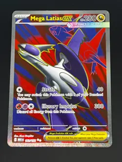 Mint Mega Latias ex - 163/132 - Ultra Rare Pokemon Mega Evolution - Base Set NM - Image 1