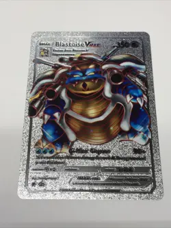 Pokemon Silver Fan Art Blastoise Vmax PROMO - Image 1