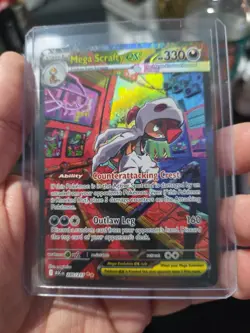 2026 Pokemon Ascended Heroes Mega Scrafty ex Special Illustration Rare #285/217 - Image 1