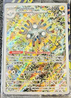 Pokemon Magneton SVP 159 Surging Sparks Full Art Holo Black Star Promo Sealed - Image 1