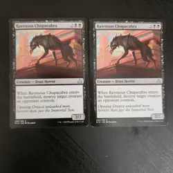 Ravenous Chupacabra #82 [Rivals of Ixalan] Regular MTG [x2] - Lightly Played - Image 1