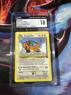 Dragonite WB Movie Black Star Promo #5 CGC 10 Gem Mint Pokemon TCG - Image 1
