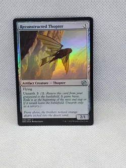 Reconstructed Thopter The Brothers' War Foil MTG - Image 1