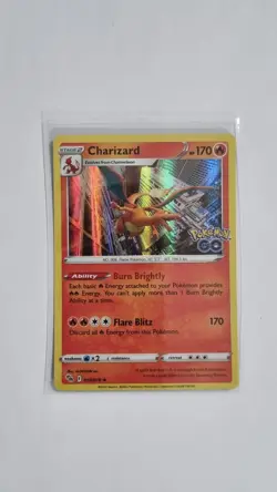 CHARIZARD 010/078 Holo Rare Pokemon GO Pokemon Holo NM - Image 1