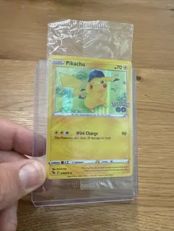 Pikachu Holo 028/078 Promo SEALED Pokemon Go Sword & Shield 2022 New - Image 1