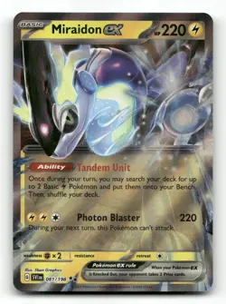 Miraidon ex 081/198 - Scarlet & Violet - Pokemon Card NM/M - Image 1