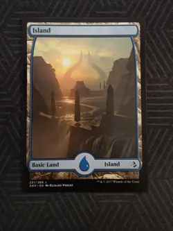 mtg island full art 251 amonkhet - Image 1