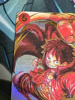 Monkey.D.Luffy SR ST01-012 Japanese ONE PIECE Card Game Oda signature ver - Image 2