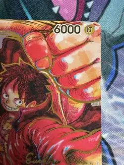 Monkey.D.Luffy SR ST01-012 Japanese ONE PIECE Card Game Oda signature ver - Image 3
