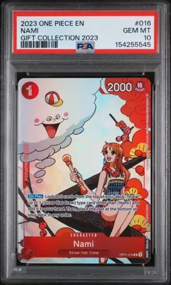 2023 ONE PIECE GIFT COLLECTION #016 NAMI PSA 10 (Q324 - Image 1