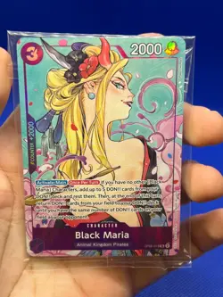 SEALED One Piece Illustration Box Vol 2 Black Maria OP08-074 Promo - Image 2