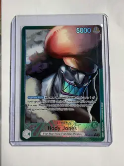 One Piece Hody Jones (Alt Art) Wings of the Captain #OP06-020 NM - Image 1