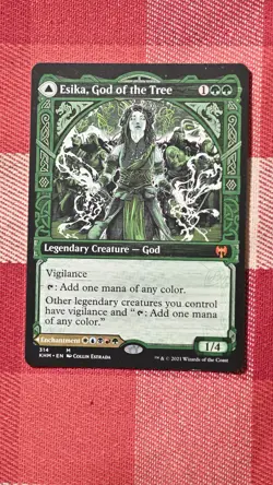 Esika, God of the Tree (Showcase) Kaldheim Regular MTG Mythic - Image 1
