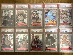 PSA 10 2022 One Piece 25th Anniversary Premium Collection Promo 10 Card Japanese - Image 1