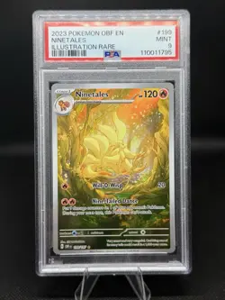 Ninetales IR 199/197 Obsidian Flames OBF Pokemon Card PSA 9 - Image 1