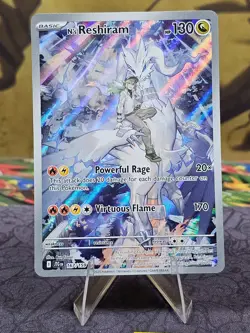 Pokemon TCG N's Reshiram 167/159 Journey Together Illustration Rare Holo Card NM - Image 1