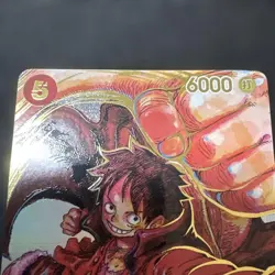 Monkey.D.Luffy SR ST01-012 Japanese ONE PIECE Card Game Oda signature ver - Image 2