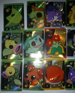 Lot Of 18 X Chinese Poke Eif Baby Pokemon Cards Bellsprout Bulbasaur Grimer - Image 2