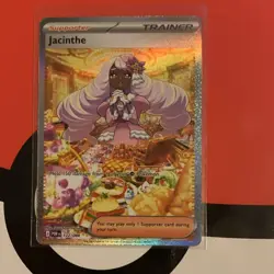 Pokemon TCG Jacinthe 122/088 POR Trainer-Supporter SIR Holo English Card - Image 1