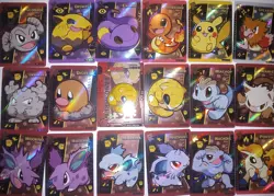 Lot Of 18 X Chinese Poke Eif Baby Pokemon Cards Pikachu Machop Ekans Charmander - Image 1