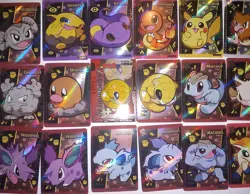 Lot Of 18 X Chinese Poke Eif Baby Pokemon Cards Pikachu Machop Ekans Charmander - Image 2