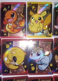 Lot Of 18 X Chinese Poke Eif Baby Pokemon Cards Pikachu Machop Ekans Charmander - Image 4