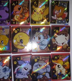 Lot Of 18 X Chinese Poke Eif Baby Pokemon Cards Pikachu Machop Ekans Charmander - Image 5