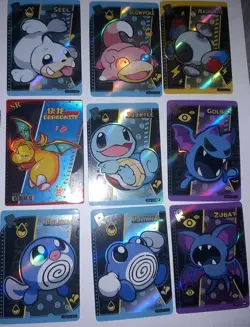 Lot Of 18 X Chinese Poke Eif Baby Pokemon Cards Dragonite Squirtle Psyduck Zubat - Image 3