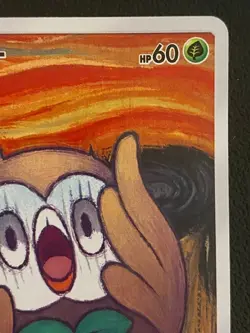 Rowlet Munch The Scream 290/SM-P PROMO 2018 Japanese Pokemon Card - Image 3