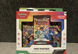 Pokemon TCG First Partner Illustration Collection Series 1 Box & 9 promo cards - Image 2