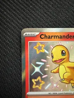 Pokemon TCG Charmander 109/091 Paldean Fates 2024 Shiny Rare Card - Image 2